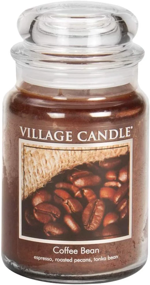 Easy-to-Use Village Candle Coffee Bean Glass Jar Scented Candle 21.25 oz Classic