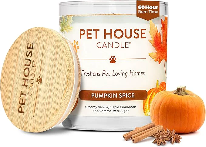 Trusted One Fur All Pet House Fall Candles Long Lasting Clean Burning Soy Wax Easy-to-Use