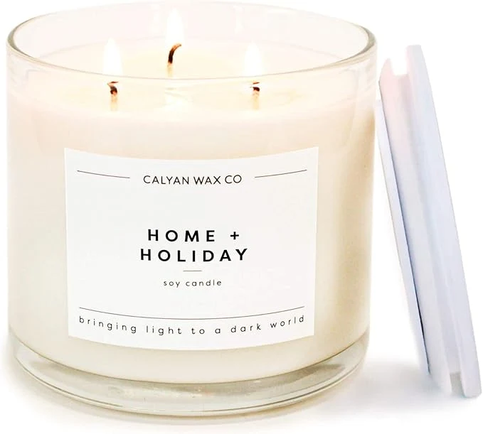 Specialty Calyan Wax Co. Home Holiday 3 Wick Scented Candle Comfortable