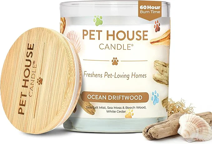 Expertly Made Pet House Candles Clean Long-Burning Scented Pet Friendly Candles Plant-Based Pure