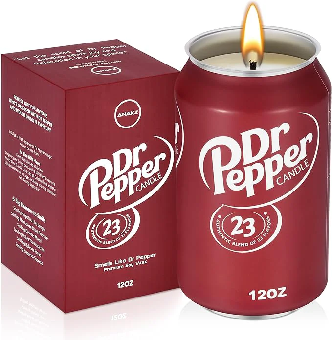 Classic Doctor Pepper Candle Convenient