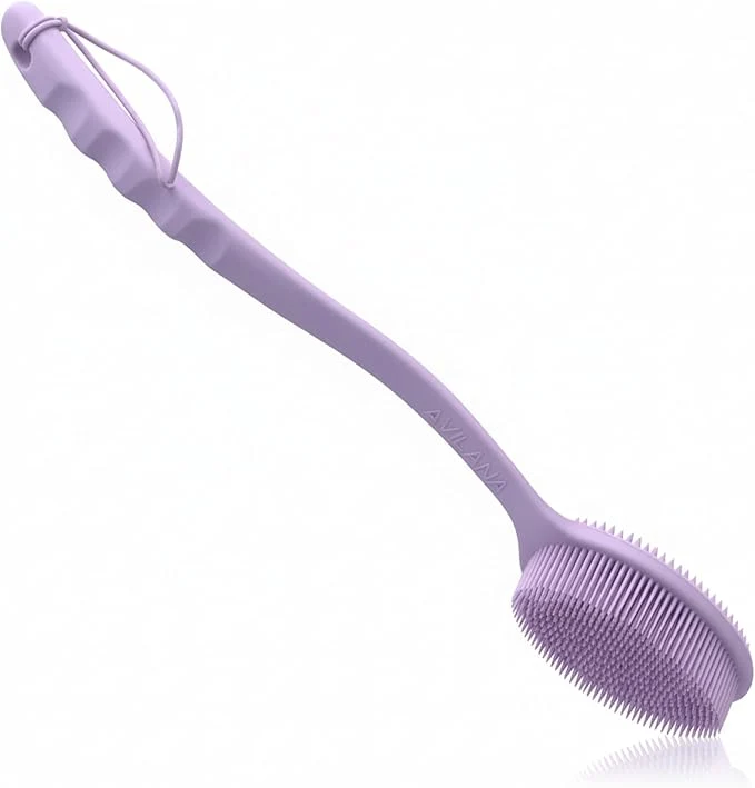 Pure Avilana Premium Back Scrubber Long Handle 19 Inch Elite