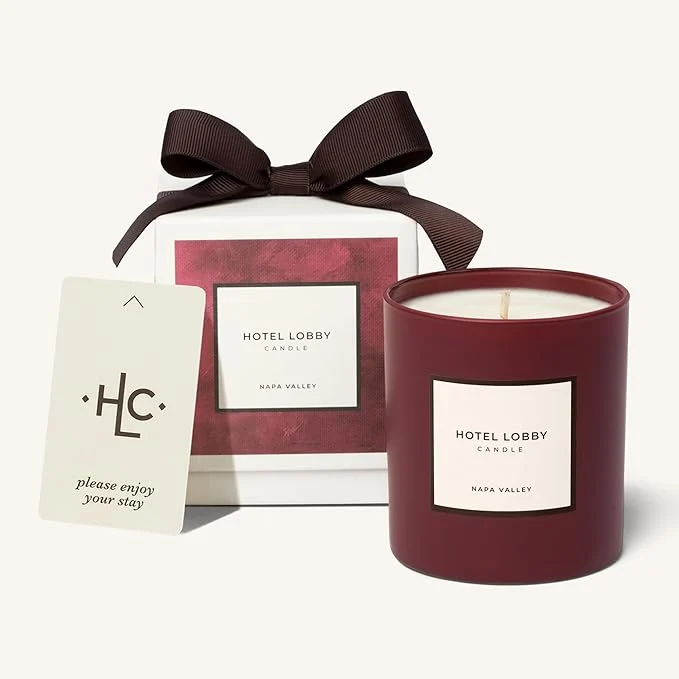 Contemporary Hotel Lobby Napa Valley Candle – Luxury Hand-Poured 9.75oz Soy Wax Superior