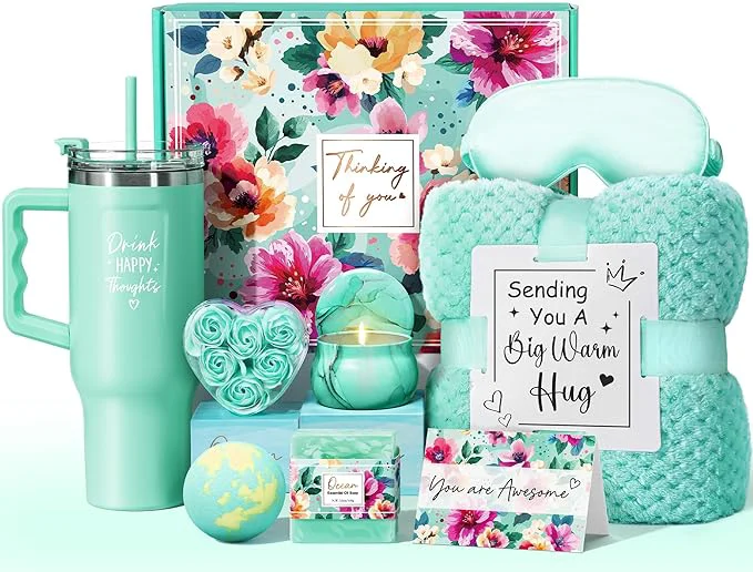 Clean Birthday Gifts for Women Self Care Get Well Soon Gifts Ocean Relaxing Spa Gift Trendy