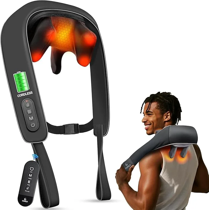 Crafted CuPiLo Shiatsu Neck and Shoulder Massager Long-Lasting