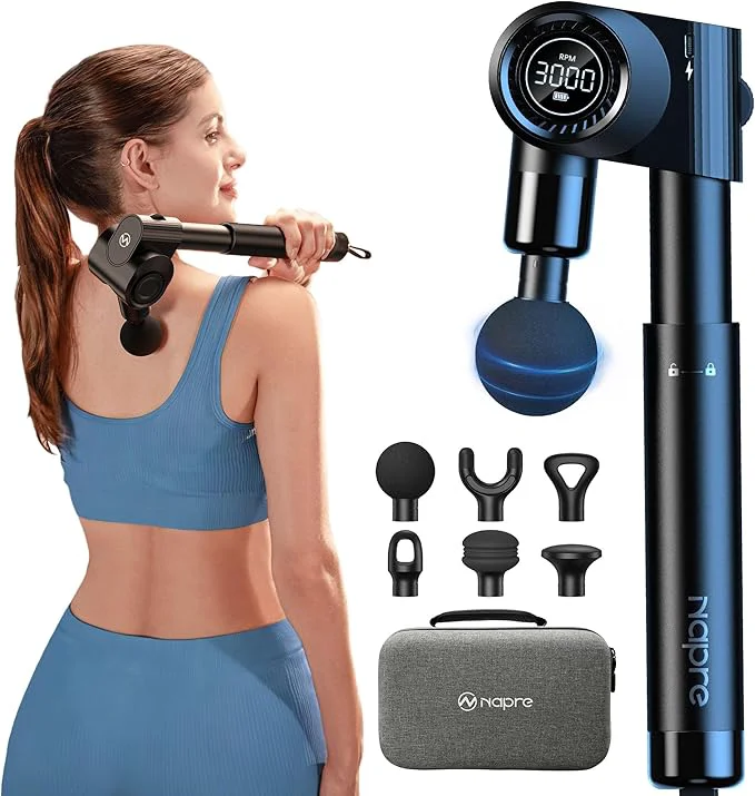 Advanced NAPRE Foldable Massage Gun Relaxed