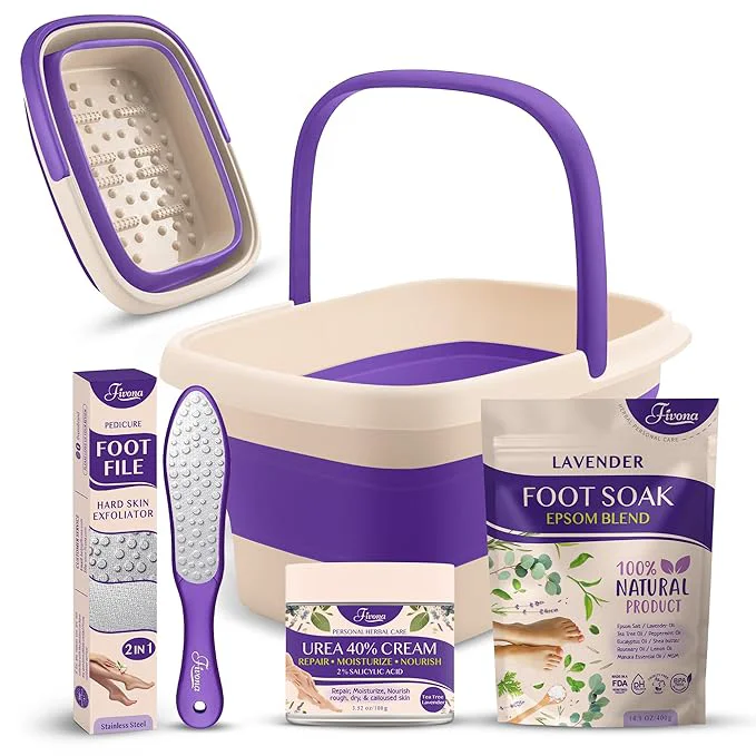Comfortable Fivona Foot Care Kit 4 in 1 Lightweight