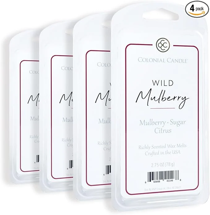 Selected Colonial Candle Wild Mulberry Wax Melts Wax Melt Warmer Cubes Long Lasting Dependable
