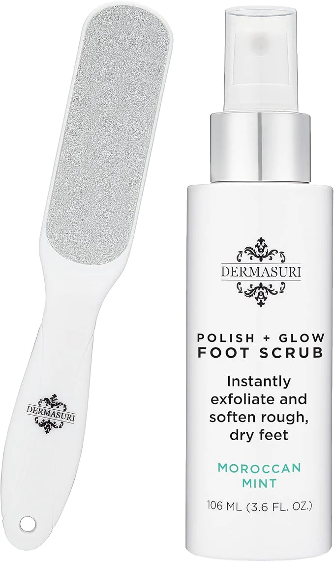 Sustainable Dermasuri – Callus Remover Foot Scrub – Exfoliating Feet Spray-on Formula and Safe