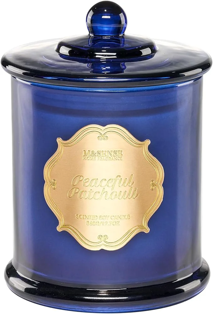 Breathable M SENSE Peaceful Patchouli Soy Candles Smooth