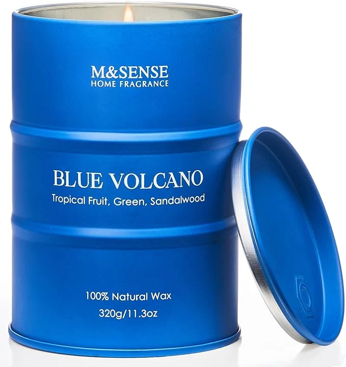 Proven M SENSE Tropical Fruit Soy Scented Candles Natural Non Toxic Summer Candles Clean