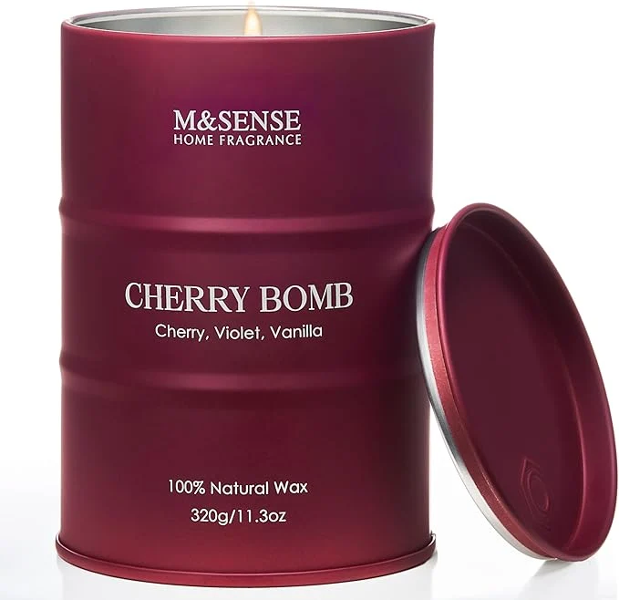 Artisan M SENSE Cherry Bomb Scented Candles Sweet Candle Prestigious