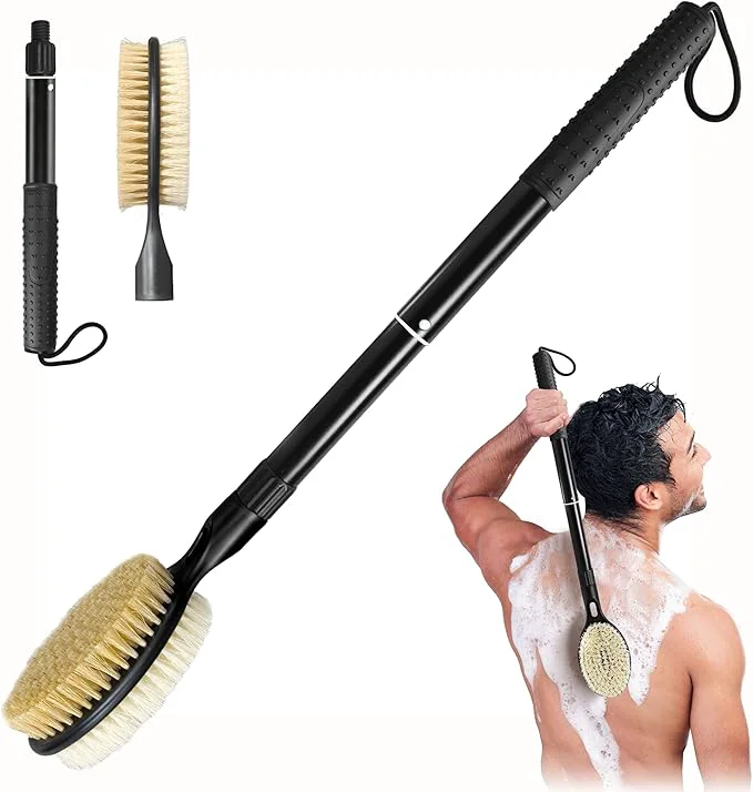 Innovative Gobiteli Back Scrubber with Soft and Stiff Bristles Outstanding
