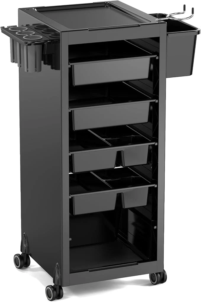 World-Class OmySalon Salon Trolley Cart Detailed