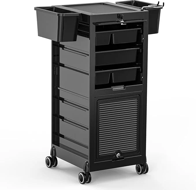 Superior OmySalon Salon Trolley Cart Hair Stylist Station Certified