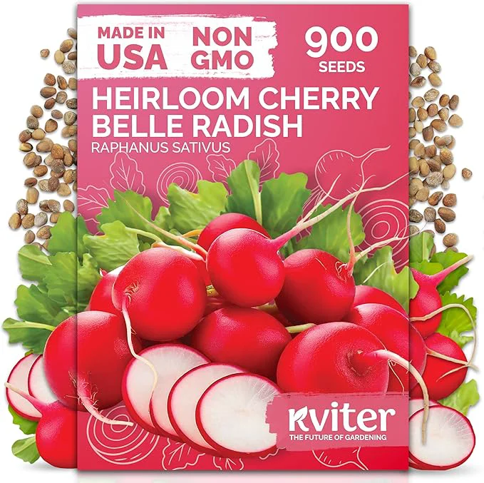 Trendy KVITER 900 Cherry Belle Radish Seeds Pure