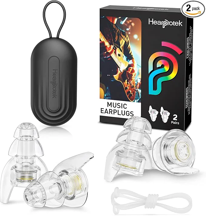 Reliable Hearprotek Concert Ear Plugs 2 Pairs High Fidelity Musician Ear Plugs Efficient