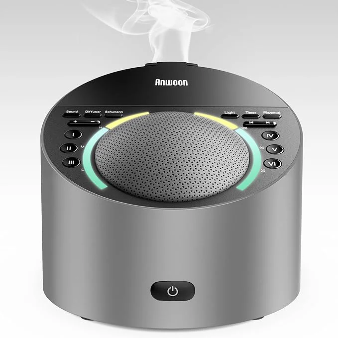 Efficient Sound Machine with Aroma Diffuser Premium Metal Shell White Noise Machine High-Quality