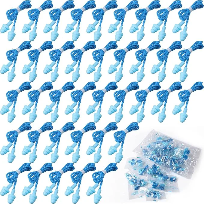 Stylish Tondiamo 200 Pairs Ear Plugs Reusable Silicone Earplugs Sophisticated