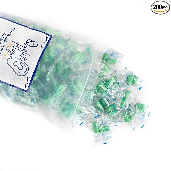 Modern Quality Foam Earplugs 200 Pair Excellent