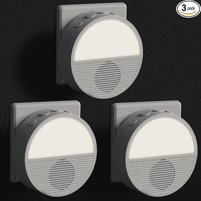 Solid Sunset Scene White Noise Sound Machine Wall Plug in White Noise Machine User-Friendly