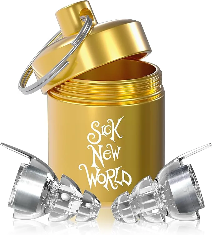 Exceptional Eargasm High Fidelity Sick New World 2026 Music Festival Earplugs Fine Crafted
