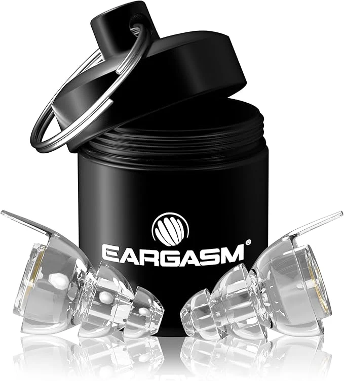 Stylish Eargasm High Fidelity Transparent Clear Earplugs Recyclable