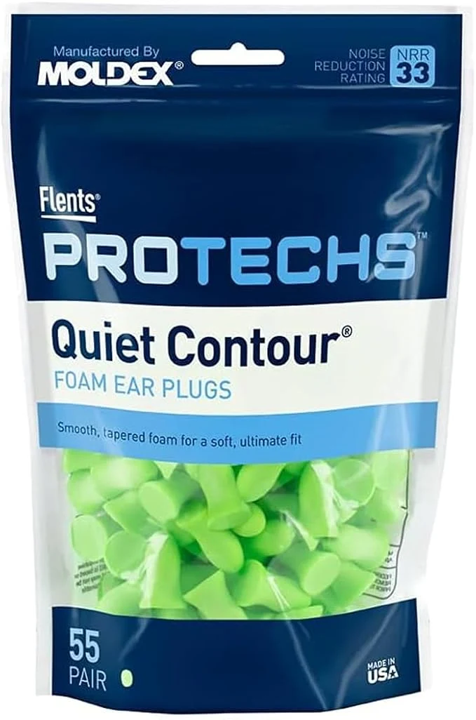 Solid Flents Protechs Foam Ear Plugs 55 Pair Clean