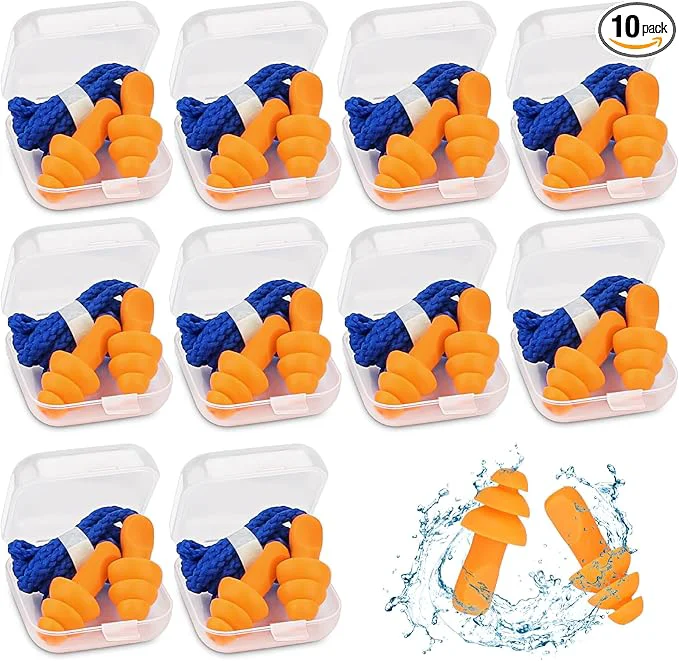 Superior Ear Plugs for Noise Reduction 10 Pairs Shooting Ear Protection for Gun Range Organic