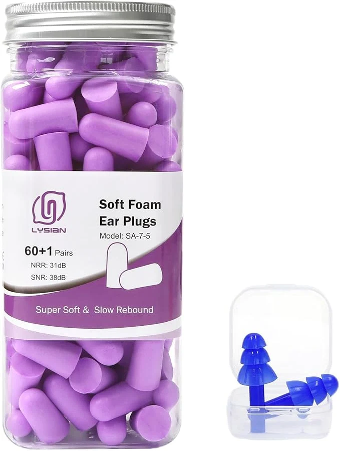 Modern LYSIAN Ultra Soft Foam Earplugs Sleep Smooth