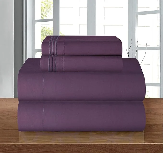 Eco-Friendly Elegant Comfort Luxury Soft 1500 Premier Egyptian 4-Piece Premium Hotel Quality Carefully Designed