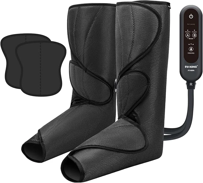 Secure FIT KING Leg Massager for Circulation and Pain Relief Air Compression Leg and Powerful