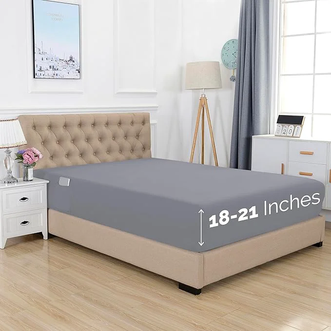 Authentic Elegant Comfort 1500 Premium Hotel Quality 18-21 Inches Deep Natural
