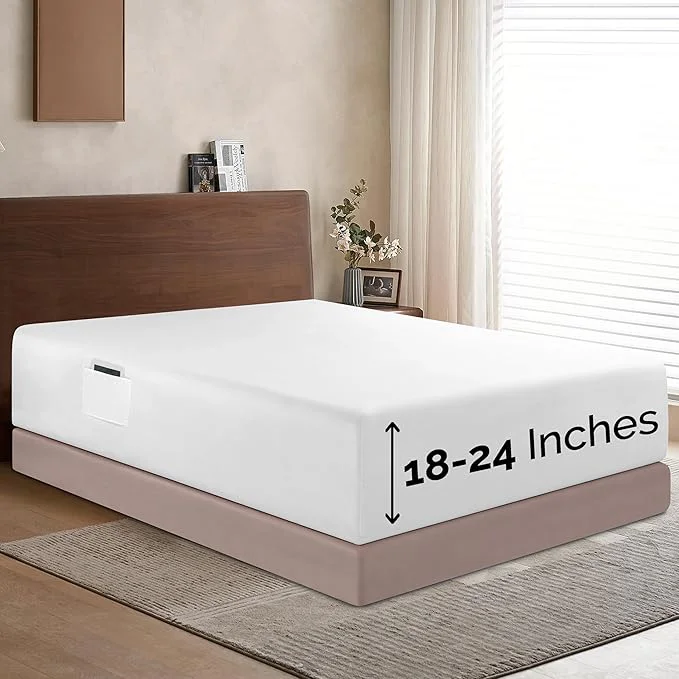 Durable Elegant Comfort 1500 Premium Hotel Quality 18-24 Inches Deep Top-Quality