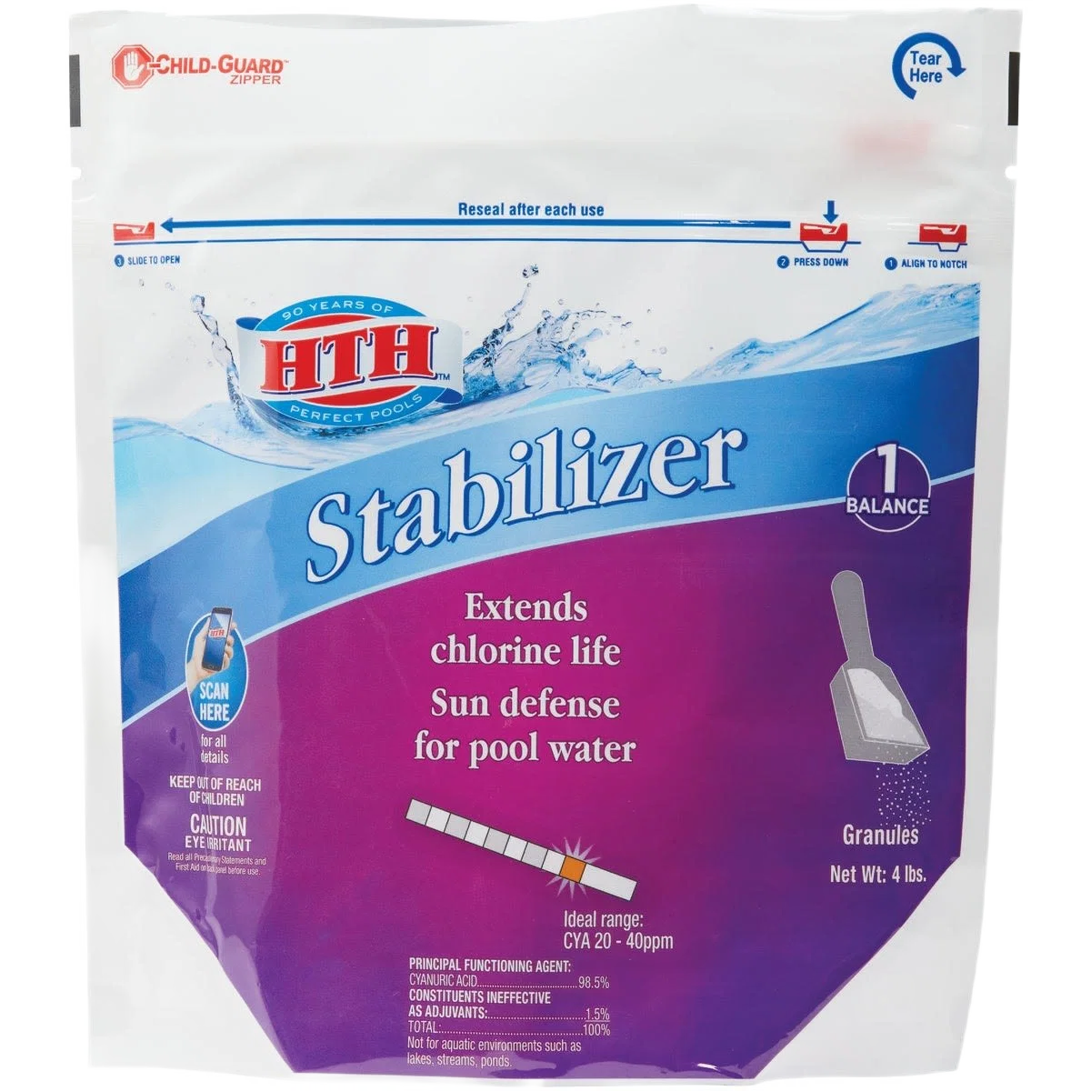 Exclusive HTH Pool Stabilizer Granule Durable