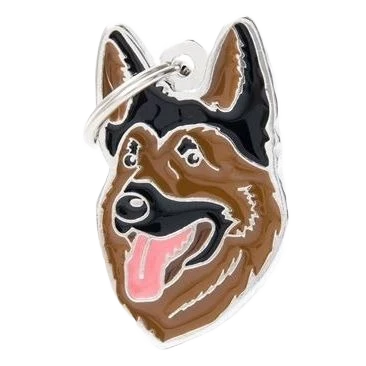 Advanced MyFamily German Shepherd ID Tag Premium