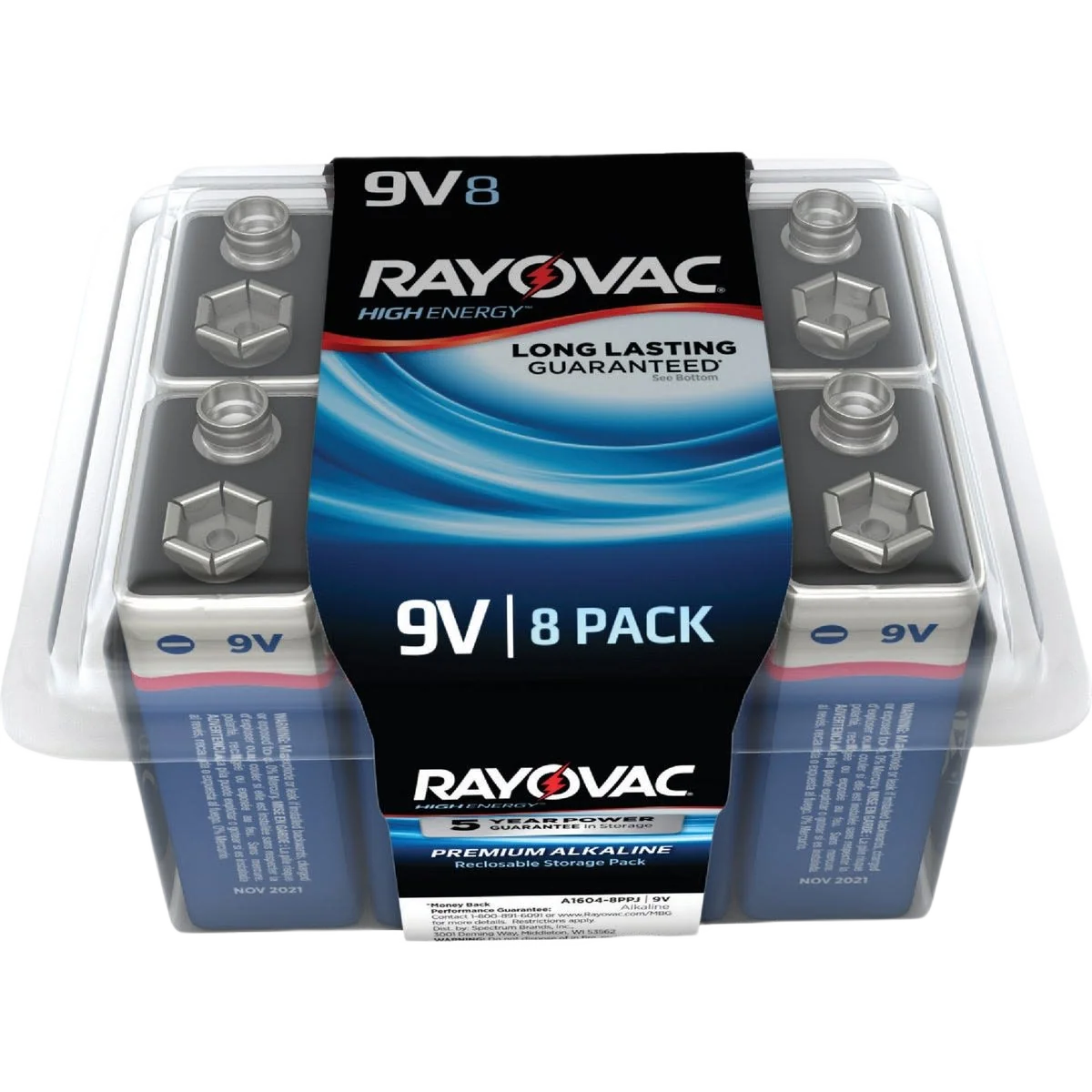 Minimalist Ray-O-Vac High Energy 9V Alkaline Battery Elegant