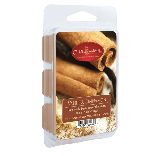 Sustainable Candle Warmers Vanilla Cinnamon Wax Melts 2.5 oz. Soft