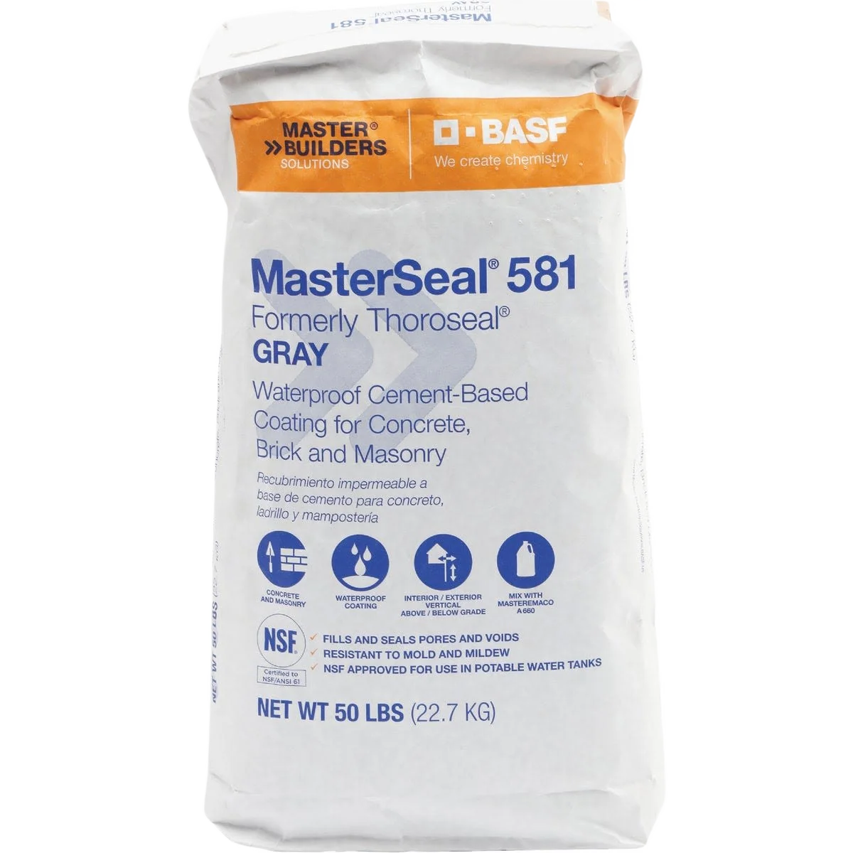 Minimalist Sika Thoroseal Gray Masonry Waterproofer 50 lb. Artisan