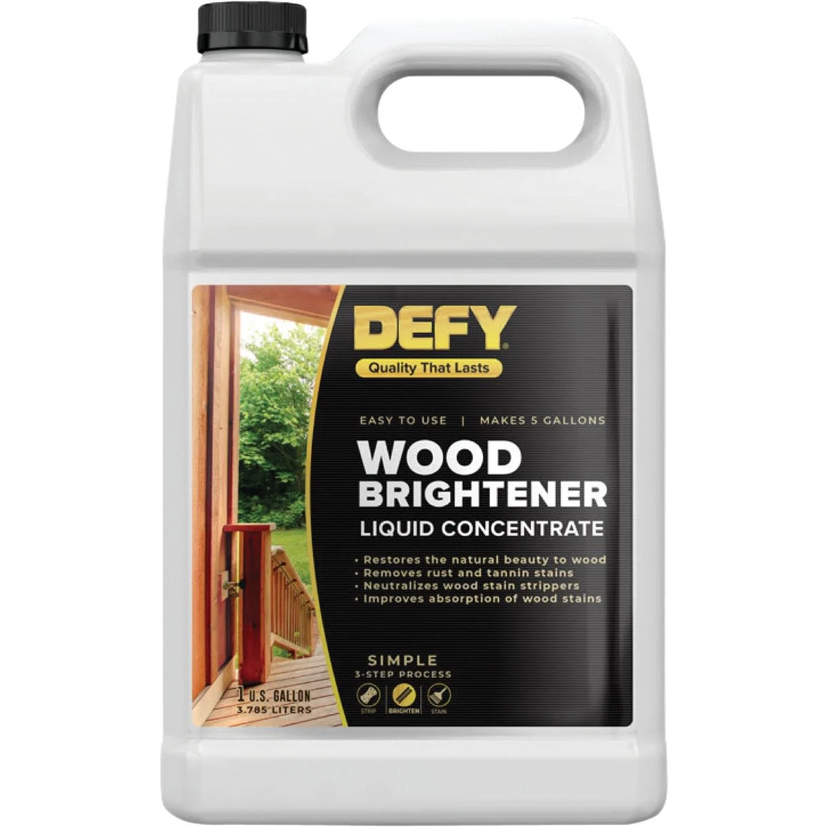 Trusted Defy Wood Brightener Gallon Genuine