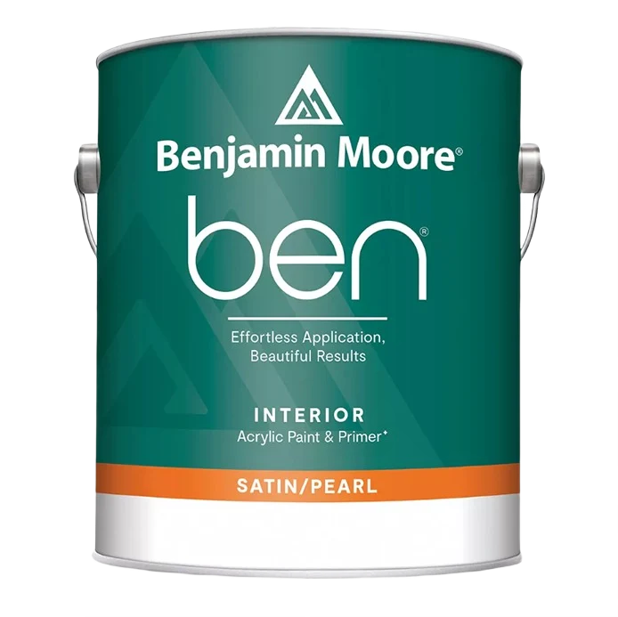 Responsible Benjamin Moore Ben Satin Pearl Interior Base 1 1 quart Contemporary