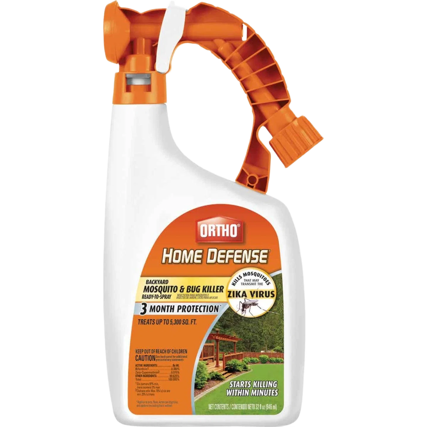 Natural Ortho Home Defense Backyard Mosquito Bug Killer Spray 32 oz. Sustainable