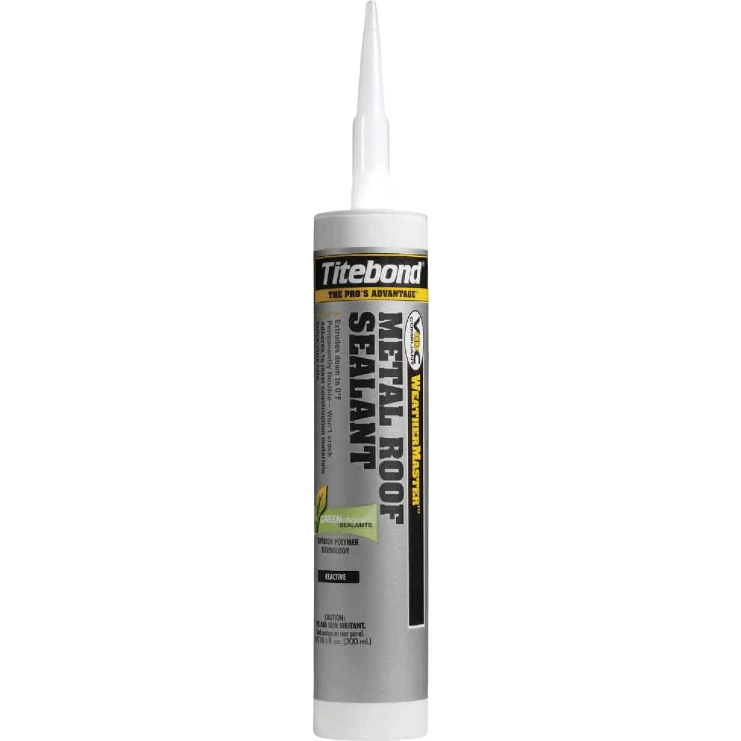 Efficient Titebond Weathermaster 10 oz. White Metal Roof Sealant Convenient
