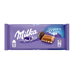 Relaxed Milka Chocolate Bar with Oreo Authentic
