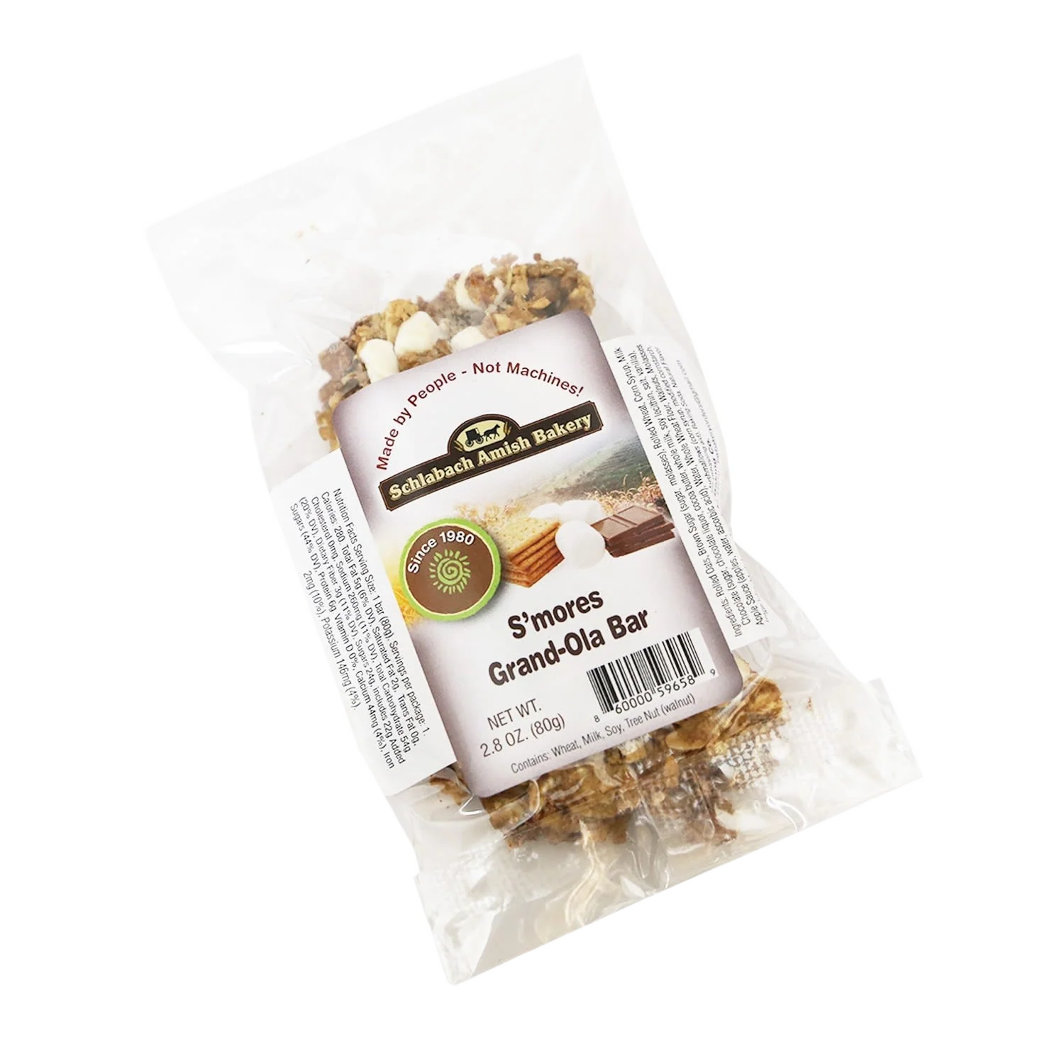 Superior Schlabach’s Amish Bakery S’mores Grand-Ola Bar 2.8 oz. Consistent