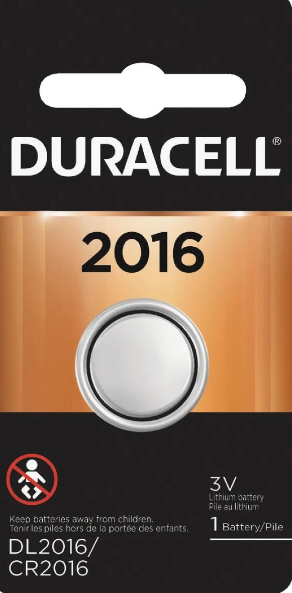 Unique Duracell 2016 Lithium Coin Cell Battery Casual