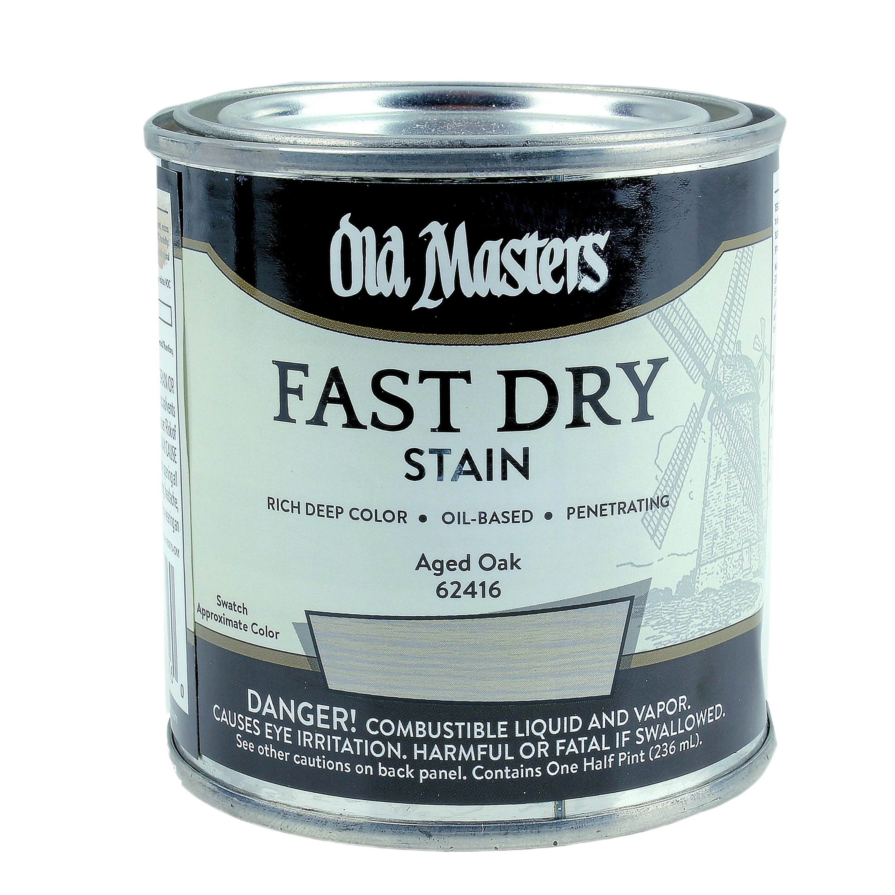 Dependable Old Masters Aged Oak Fast Dry Stain 1 2 Pint Authentic
