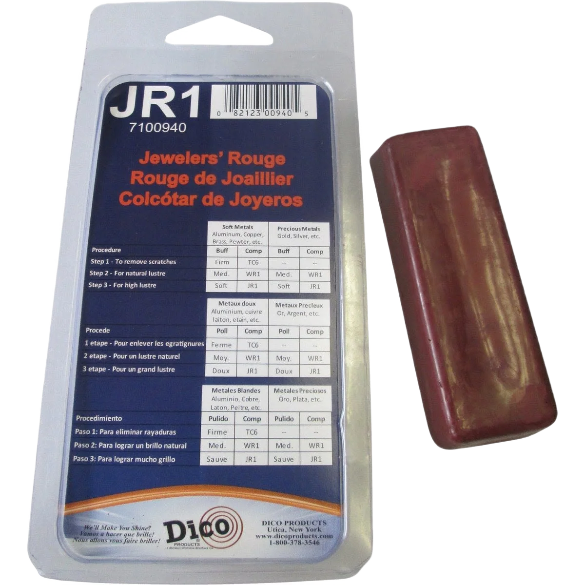 Exceptional Dico Jewelers Rouge Buffing Compound 4 oz Proven