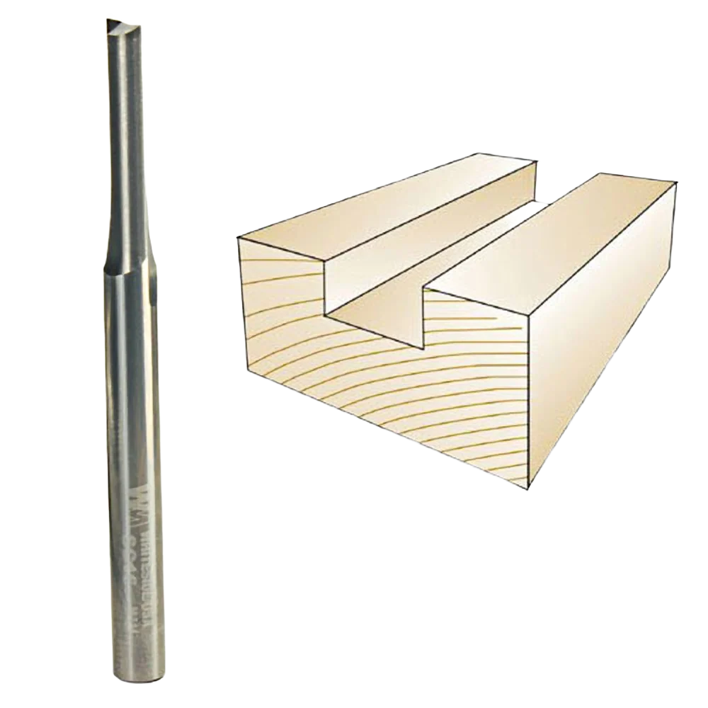 Contemporary Whiteside Solid Carbide Straight Bit 1 4 in. SH x 1 4 in. CD x 1 in. CL Authentic