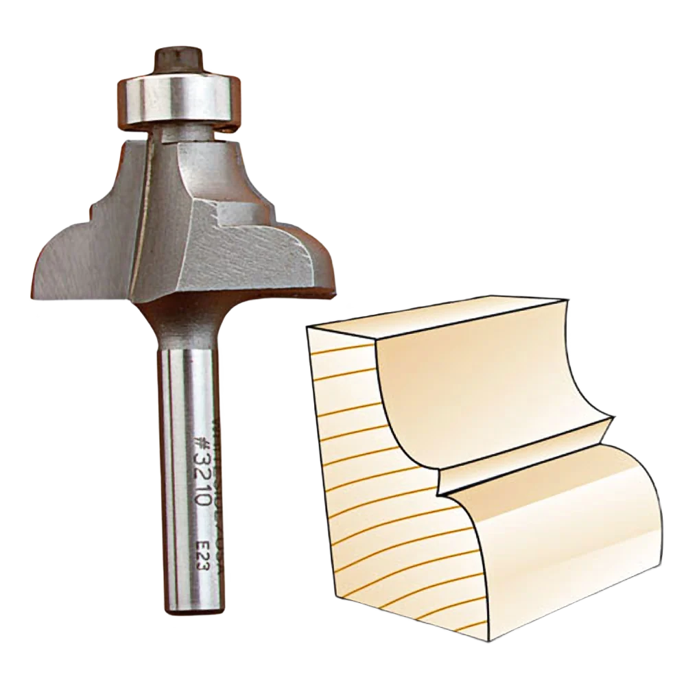 Modern Whiteside Cove Bead Bit 1 4 in. SH x 5 32 in. R Smart